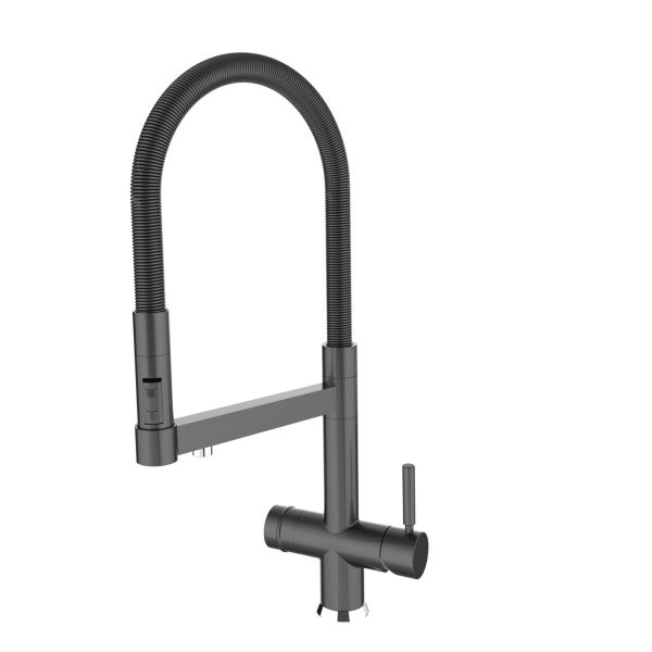 crna mat slavina sa odvojivim tusem Voden 1